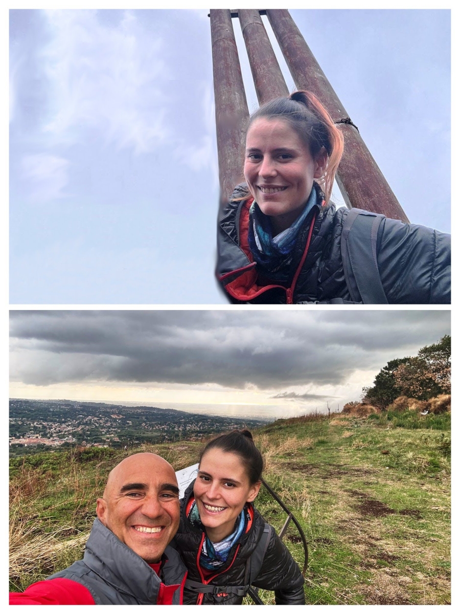 Con l'emozione dei piccoli e lenti passi di Nancy sul Monte Tuscolo dei Castelli Romani