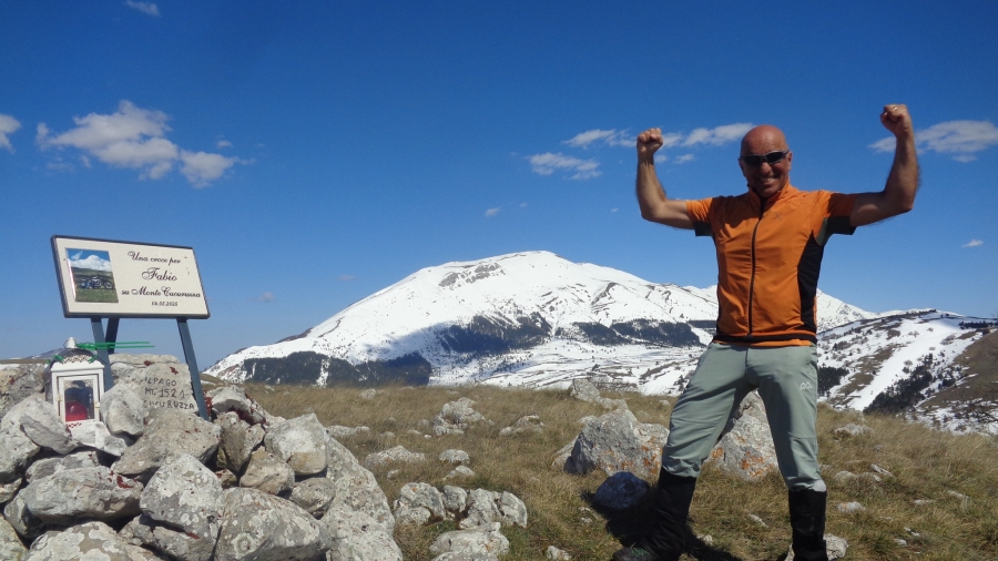 Solitaria ricognizione per il grande anello delle 4 cime sui Monti dell'Alta Valle dell'Aterno: Pizzo Barete, Monte Marine, Colle delle Pozze, il Pago