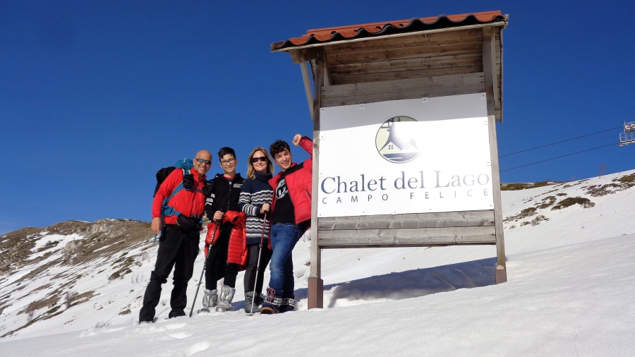 Allo chalet del Lago di Campo Felice