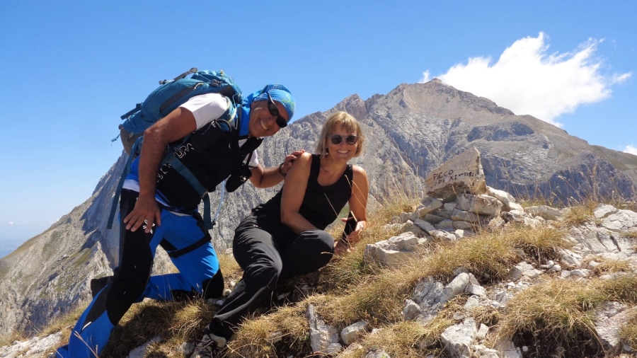 Con Barbara Marramà alias Ricerche e Redazioni per il ritorno su PICCO PIO XI del Gran Sasso d'Italia