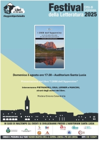 NEWS N.224 LEONESSA: Relatore al Festival della Letteratura per I 2000 dell&#039;APPENNINO
