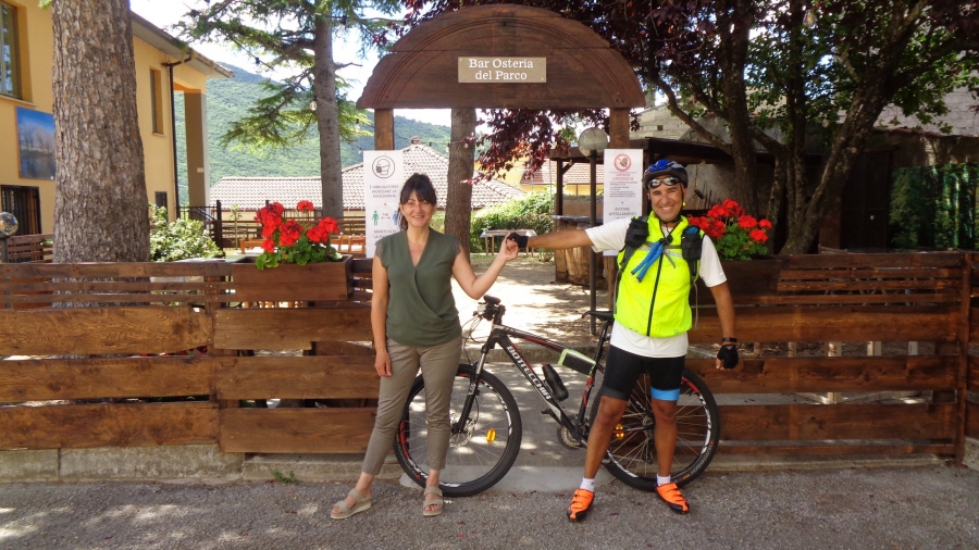 Solitaria MTB di 50 Km dedicata a Tiziana Di Donato e al Bar-Osteria del Parco Gran Sasso-Laga di Capitignano