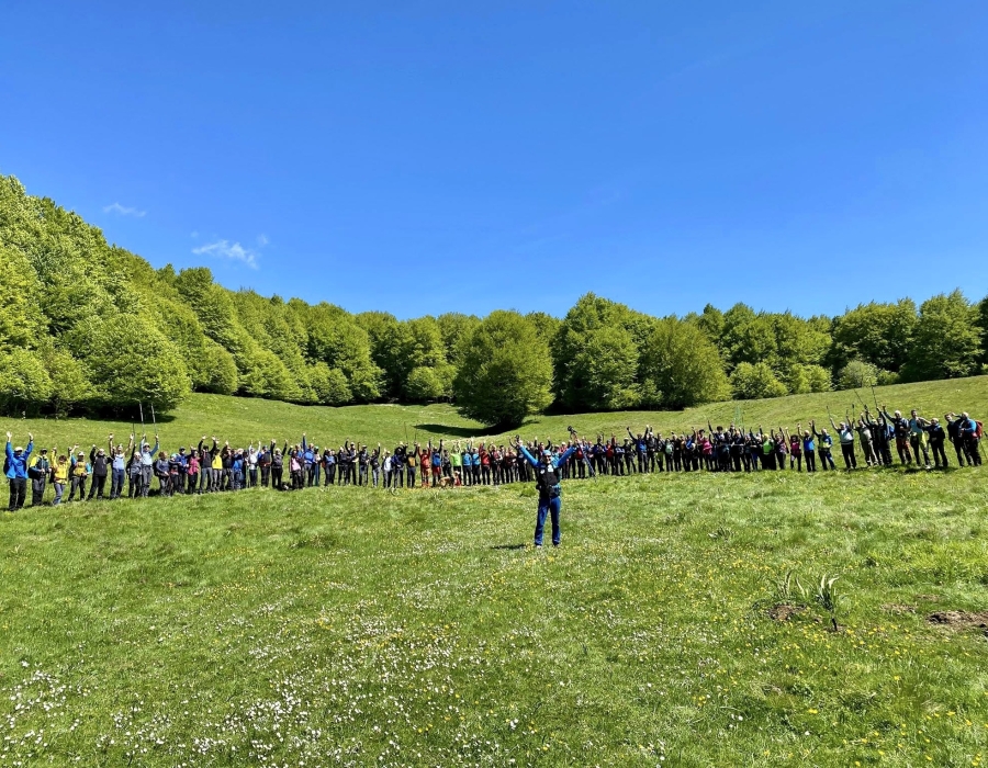 Il 10° Raduno in Montagna del Club 2000m sui Monti della Laga con il mio GRAZIE a quelle Anime d'Appennino sempre presenti