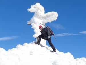 Quando si dedica una montagna: Pizzo di Sevo ghiacciato
