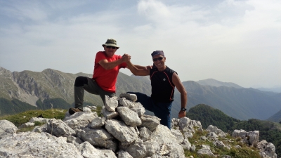 Il grande e selvaggio anello del Monte Irto sul PNALM con Giancarlo Lucci un cervo fra i cervi