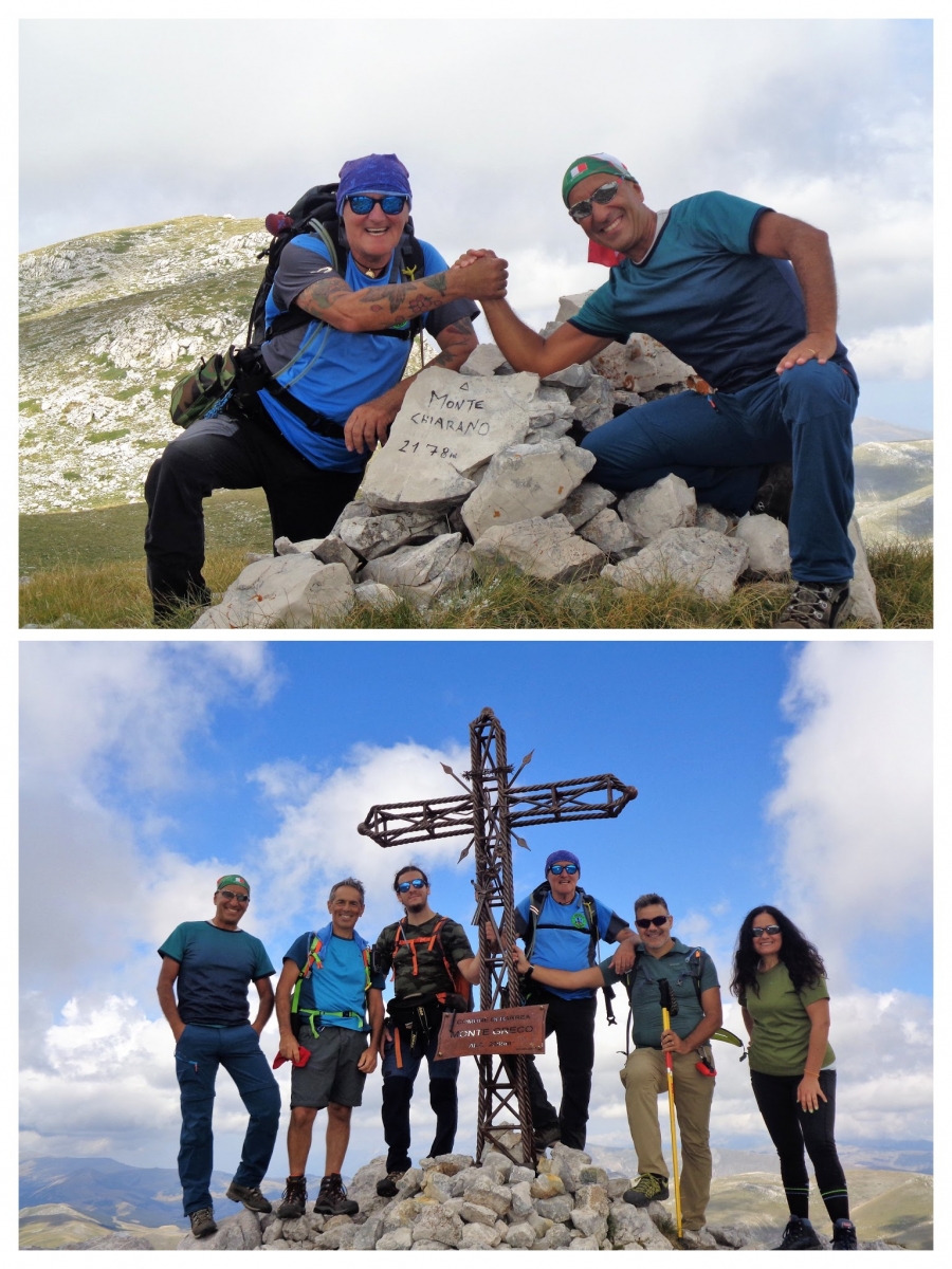 Con Luciano Dell'Osa e i suoi MOUNTAIN EXPLORERS per l'anello del Monte Chiarano e del Monte Greco nel PNALM