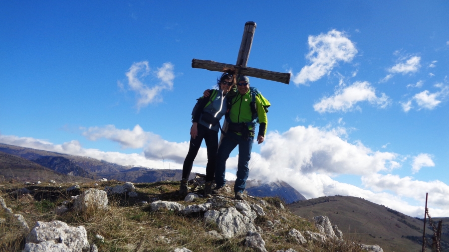 Con la sintonia di Viviana Pintucci per il lungo e panoramico anello sulle cime minori della Marsica