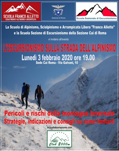 Conferenza al C.A.I.di Roma