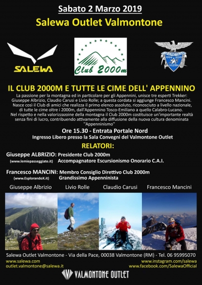 Conferenza alla SALEWA di Valmontone Outlet