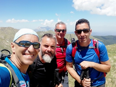 FANTAUZZI Angelo in rosso con TATANGELO Patrick e VENDITTI Alfredo