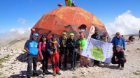 Con la nuova Sottosezione C.A.I. ALTA VALLE dell&#039;ATERNO e Anna  Anka Anka per la dura cima del Monte Amaro sulla Majella