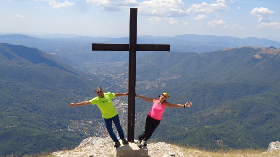 Con i valori di Tatiana Placidi per l'anello del Monte Giano meglio conosciuto per la scritta " DUX "